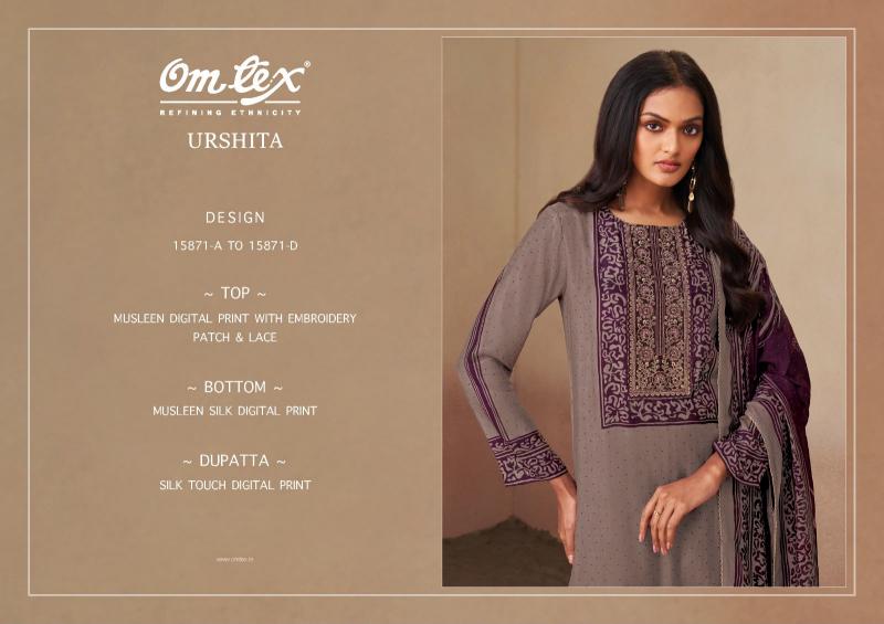 Omtex urshita sanskriti wholesale kurtis & dress material